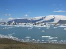Gletscher im Hintergrund